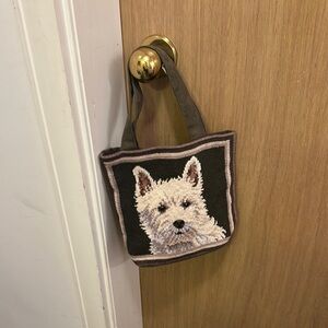 Dog-Themed Tote Bag with Westie Design